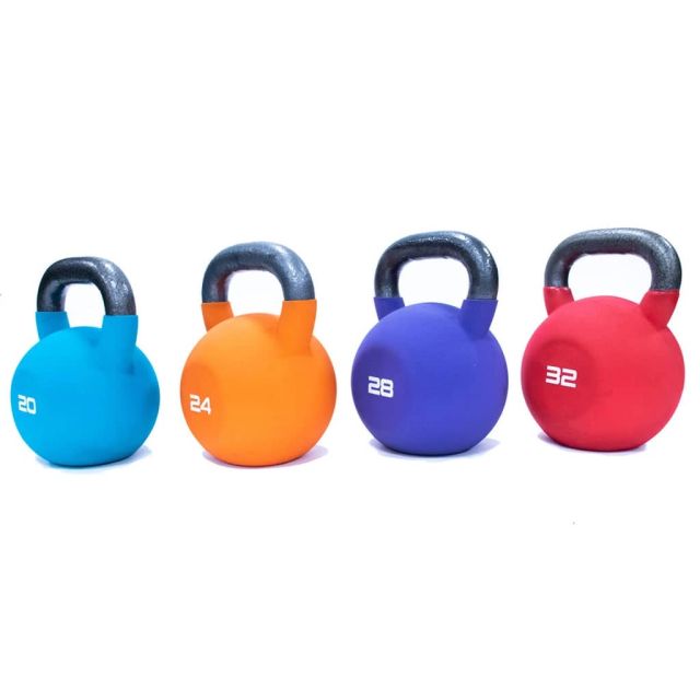 Jordan Coloured Neoprene Kettlebells (4kg - 40kg)