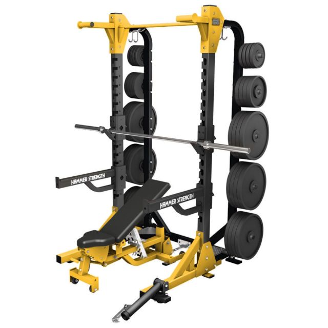 hammer strength HD elite half rack