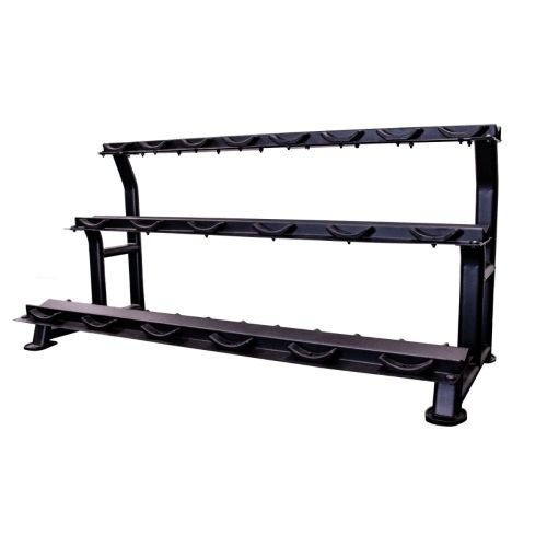 Jordan Rack Retractor Jordan 10 Pair Dumbbell Rack with Saddles (3 Tier)