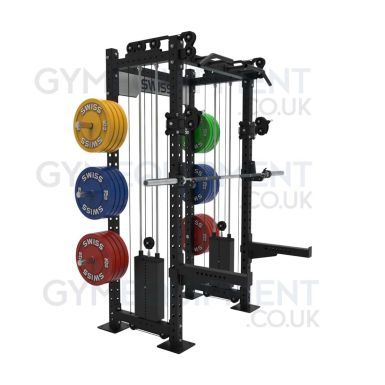 Swiss Performance Half Rack with Dual Weight Stacks