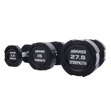 hammer strength dumbbells rubber