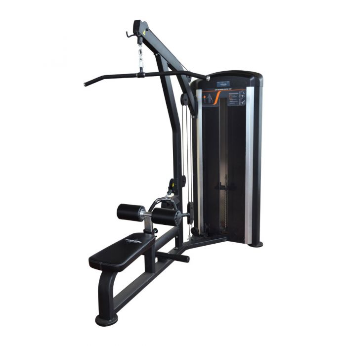 dual lat pulldown and seated row selectorised machine