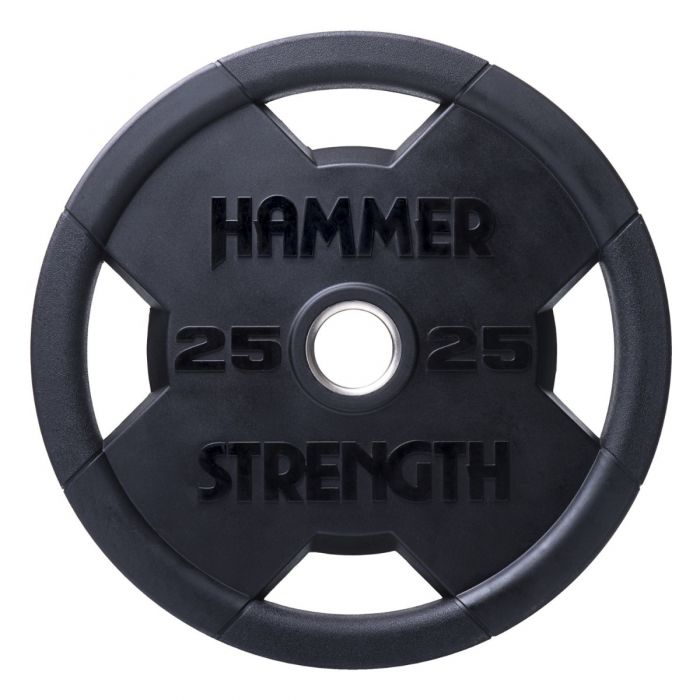 hammer strength round rubber olympic discs