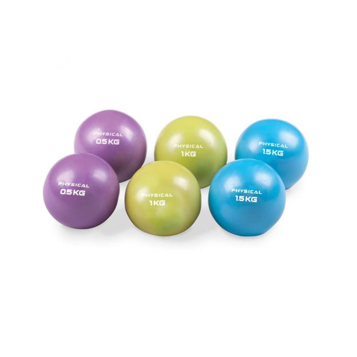 physical company soft weighted pilates balls