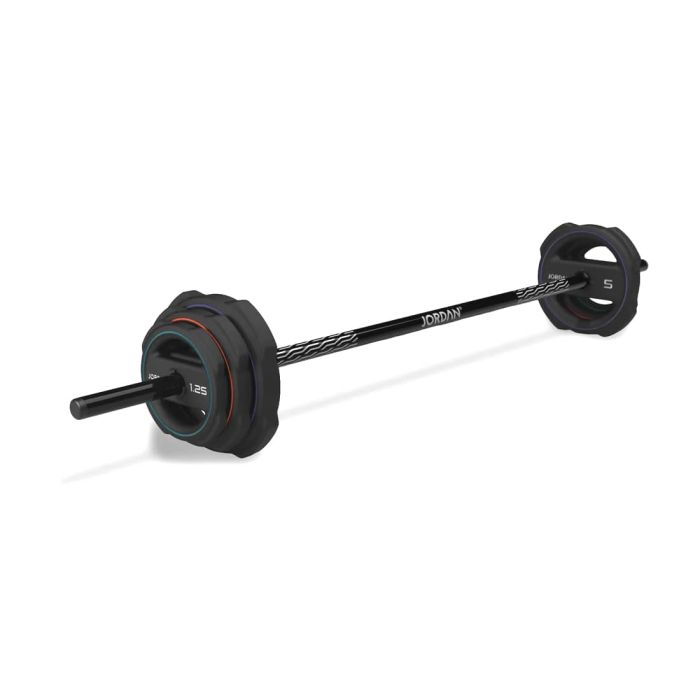 Ignite Pump X Rubber Studio Barbell Sets Rack 30 Sets