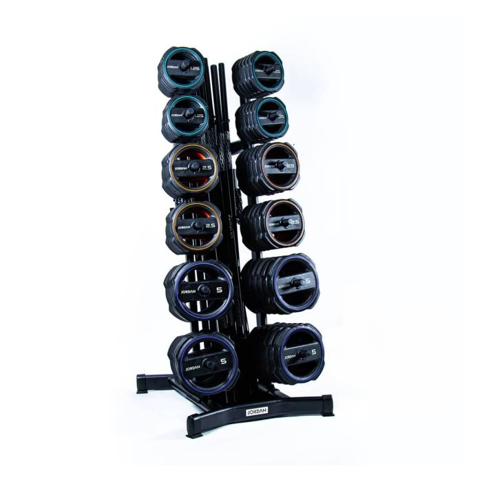 Ignite Pump X Rubber Studio Barbell Sets with Rack 12 Sets
