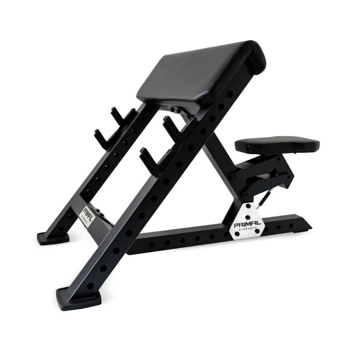 Primal Pro Series Seated Preacher Curl Bench
