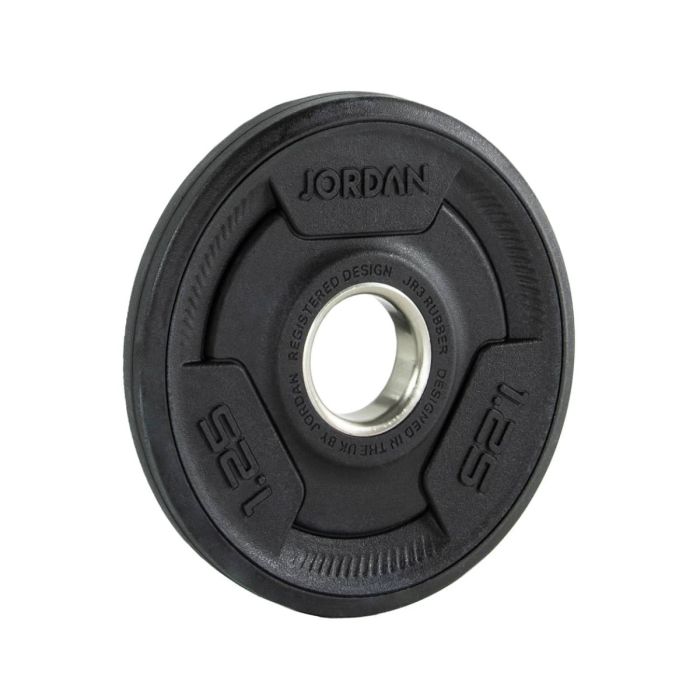 JORDAN Rubber Tri-Grip Olympic Weight Plates
