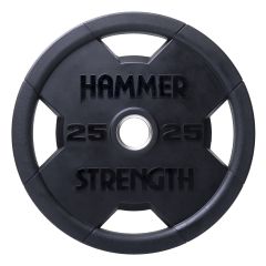 hammer strength round rubber olympic discs