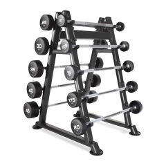 physical 10 barbell rack