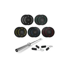 Physical Rubber Competition Bumper Plate Set (170kg)