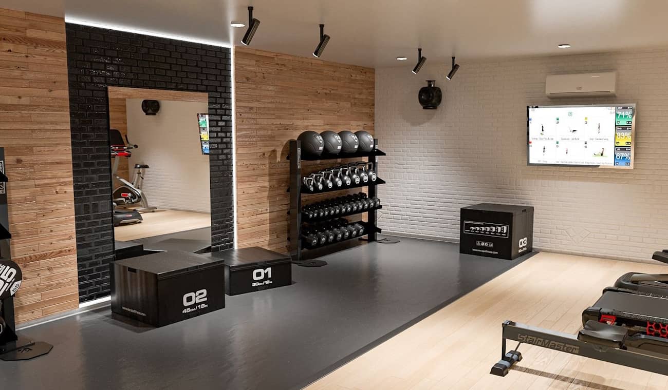 home gym space