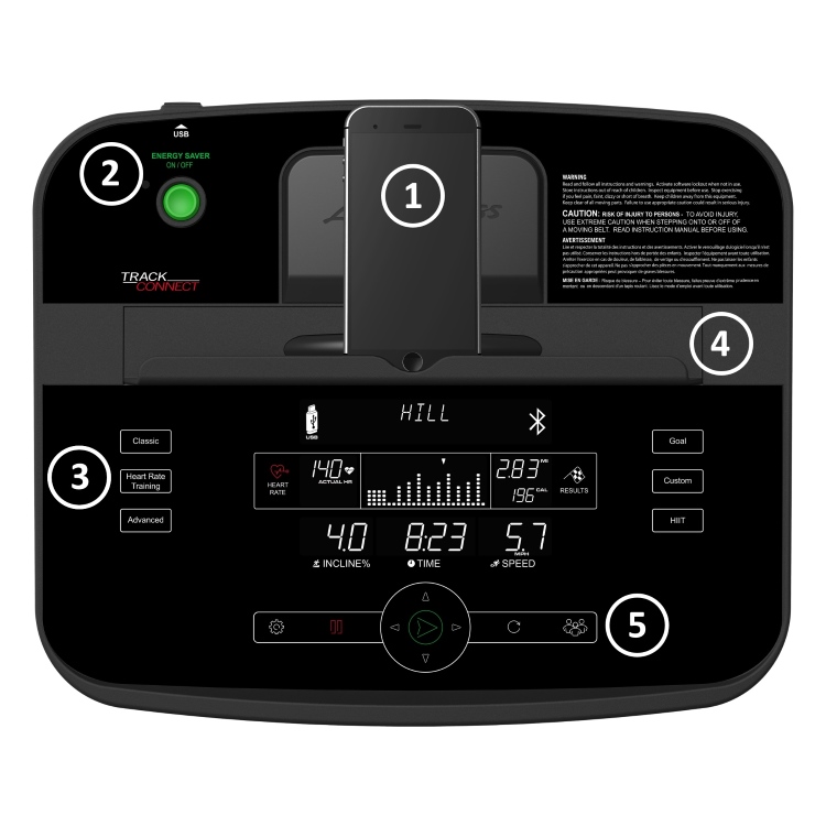 Life Fitness C1 LifeCycle Bike with Track Connect Console