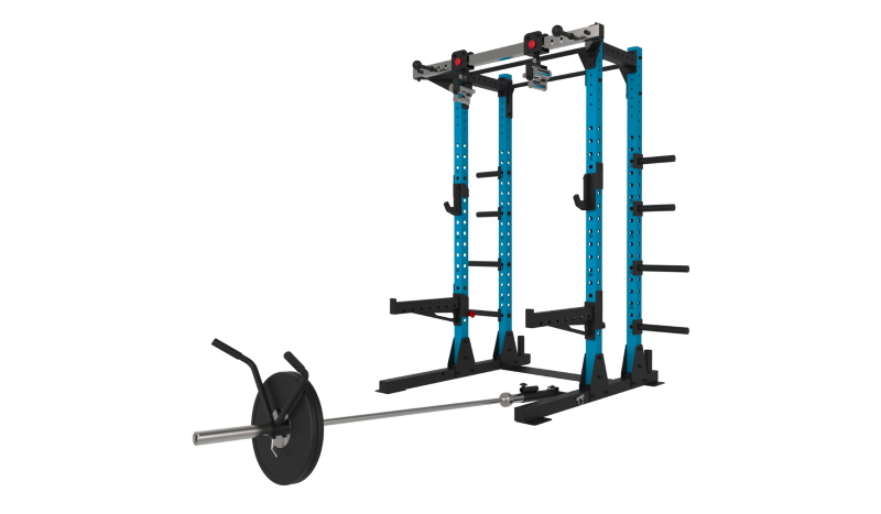 blue half rack