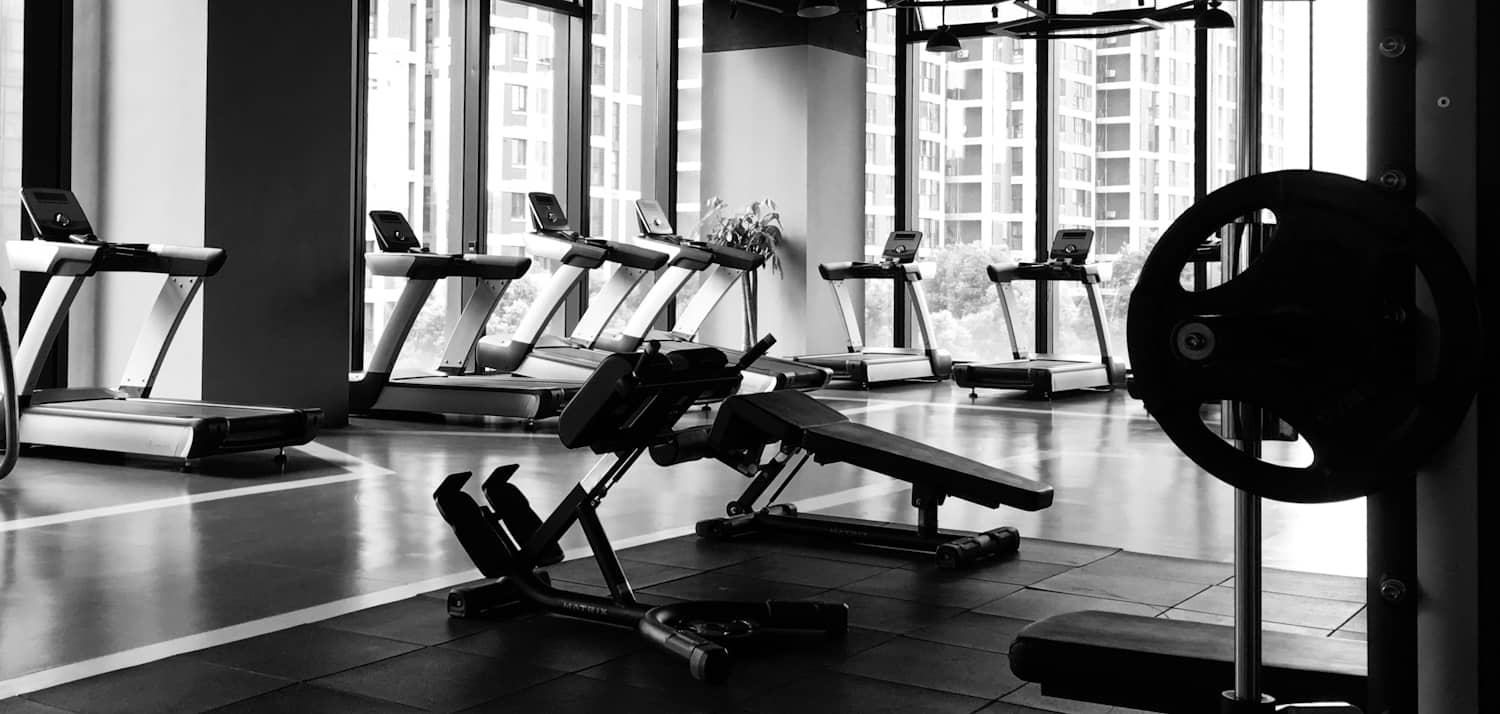 commercial gym floor