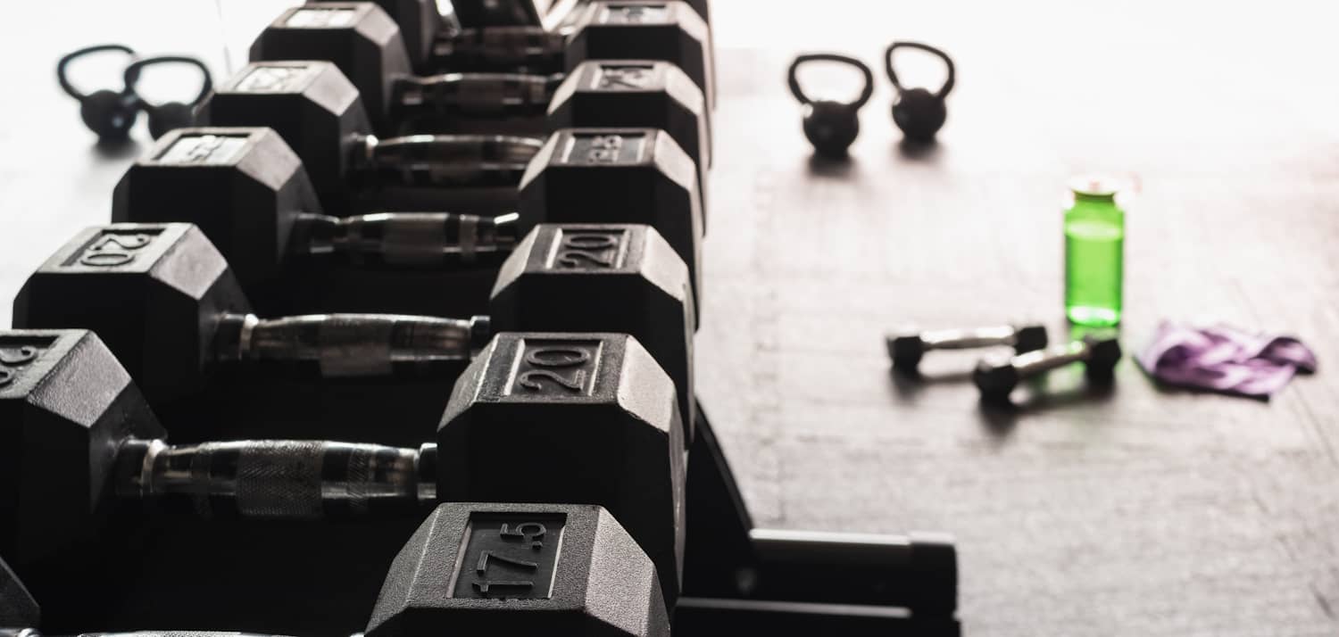 hex dumbbells