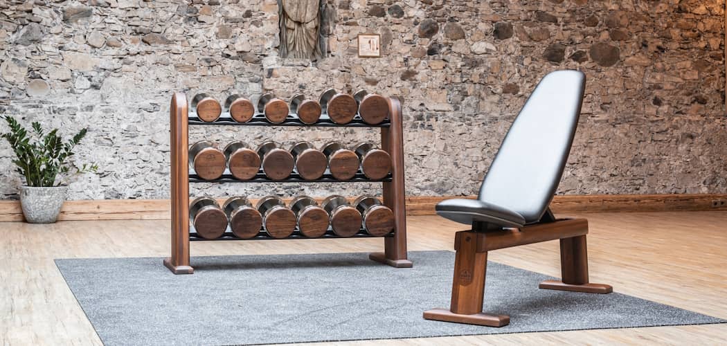 wood dumbbells